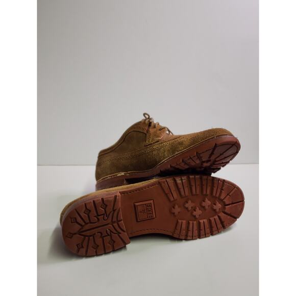 FRYE Men\'s Suede Wingtip Oxford Shoes Size 9.5 D, Made In Mexico, Ltd Ed main image 8